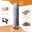 Cat Kicker Toy 3 Pack, Cute Worm Plush Cat Pillow Chew Toy with Natural Catnip & Gall Fruit for Indoor Cats, Soft Kitten Teething Toys for Biting, Kicking, Exercise & Boredom Relief