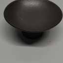 Cabilock Ceramic High-Footed Fruit Tray Decorative Fruit Bowl for Kitchen Counter Ideal for Party Snack Dessert Display Black