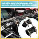 1 Set Intercooler Hose with T Bolt Clamps Kit for Ford F250 F350 2003 2004 2005 2006 2007 Only 6.0L Diesel Engine No.6C3Z6C640B Auto Replacement Parts