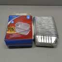 Waytiffer (50 Pack) 1Lb mini Loaf Pans Heavy Duty Disposable Aluminum Foil Bread Tins Standard Size 6" X 3.5" X 2.5" Oven Safe Sturdy Small Bread Tin Pans 1 Pound Loaf Pans