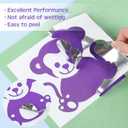 Permanent Vinyl Sheets for Cricut, 12 x 12 Glitter Self Adhesive Vinyl Self Adhesive, 9 Assorted Metallic Colors Craft Vinyl Sticker Plus 2 Transfer Tape for Weeding Machines, Printers, Car Decal