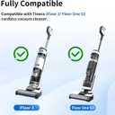 keluke Roller Brush and Filter Replacement Compatible with Tineco iFloor 3/ Floor One S3 Cordless Vacuum Cleaner, Replacement Parts Include 3 Brush Rollers, 3 Filters