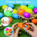 MGparty 100 Pcs Easter Eggs 2.36" Bright Plastic Fillable Easter Eggs Empty with 4 Golden Eggs for Easter Basket Stuffers, Party Favors, Egg Hunt Supplies, and Easter Decorations