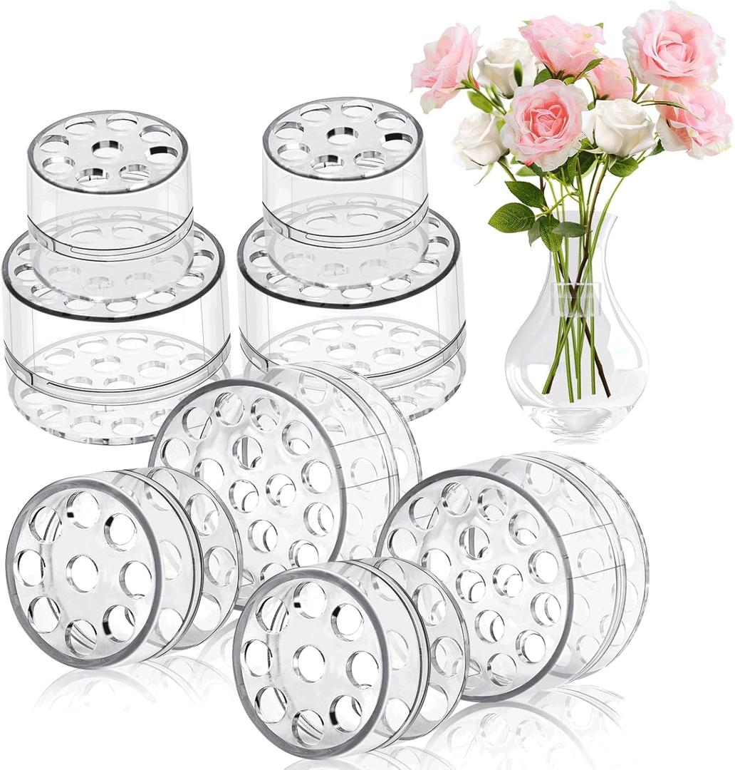 Spiral Ikebana Stem Holder, Spiral Stem Holder for Flowers, 8 Pieces DIY Wedding Bouquet Kit Spiral Ikebana Stem Holder for Flowers,Bouquet Twister Ikebana Tools Flower Bouquet Supplies (8)