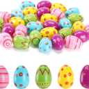 Mr. Pen- Printed Plastic Easter Eggs, 3 Inch, 30 Pack, Bulk Fillable Eggs for Easter Hunt Decor, Party Favor, Basket Stuffers, Classroom Prize, Supplies, Adult & Kid Party Toys for Gift