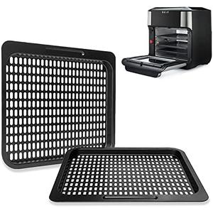 2 Pcs Cooking Trays Replacement for Instant Vortex, Innsky, Chefman and other Air Fryer Oven, Removable Mesh Cooking Rack for Air Fryer Accessories