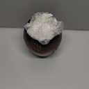 New Metal Table Solar Lanterns, Waterproof Solar Fire Bowl Flickering Flame, 1 Pack