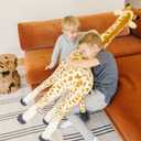 Melissa & Doug Giant Giraffe 4-Foot Lifelike Plush Toy
Jumbo Giraffe, Over 4 Feet Tall, Realistic Stuffed Animal, Wire-Framed Legs, Pretend Play, Preschool Toys for Kids, Ages 3+
