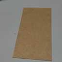 Officemate 5x9 MDF Board for Crafts, Medium Density Fiberboard, Board 1/8 Inch Thick, Hardwood Board 20PK (83154),Brown