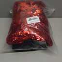 Elionm Mens Sequin Tuxedo 2 Piece Suit Set Slim Fit Prom Suits for Men Party Dress Suit Jacket and Pants, Size L