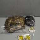 Jexine 70s Women Disco Outfit Costume Disco Party Top Pants Sunglasses Ball Necklace Earring Wig for Halloween New Year Eve 3XL