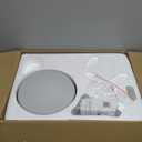 ZMISHIBO 52 Inch Ceiling Fan with Light, App&Remote Control, Flush Mount Low Profile, Dimmable 20W LED Light, Quiet Reversible Motor for Bedroom, Living Room, Apartment, Black