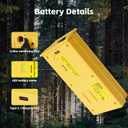 EM6 Lipo Lithium Battery for Reveal Hunting Camera Ultra/X Gen 3.0/Pro 3.0/X/XB/SK | Rechargeable Trail & Game Camera Power Supply