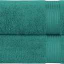 Premium Towel Set of 2 Hand Towels 18" x 30" Color: Teal Blue |100% Cotton|12 Ultra Soft and Highly Absorbent Hand Towels for Bathroom, Gym, Hotel, Spa, Machine Washable