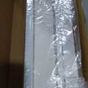 Lazblinds No Drill TDBU Cellular Shades, 34" W x 72" H, White