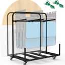 Updated Folding Table and Chair Rack Cart (Holds 10-16 Chairs & 4-8 Tables), Powder Coated, Perfect for Party, Hotel, Factory, Warehouse, 44.3" L x 31.4" W x 48" H