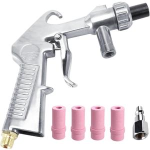 Sandblaster Kit Abrasive Sand Blasting Gun Spray Gun Rust Remove with Air Quick Adapter for Sandblast Cabinets