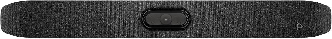 Poly Studio V12 USB Video Bar for Small Rooms - 4K 20MP Camera, AI-Enhanced Audio, Noise Cancellation, Poly Lens Management - Microsoft Teams, Zoom & Google Meet Compatible - Thoughtfully Made
