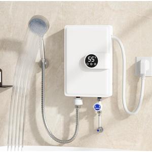 Tankless Electric Water Heater Fast Heating 86-131 Thermostat Function Shower Kitchen Instant Heating Water Heater