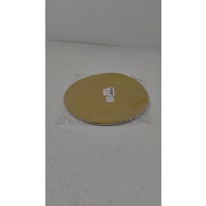 50 Pieces Gold Paper Placemats Round Disposable Glitter Table Mats Mirror Foil Decorative Place Mats for Wedding Holiday Party Christmas Dining Table Decor