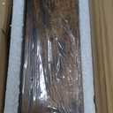 SONGMICS Mirror Jewelry Cabinet Armoire Organizer, Wall or Door Mount Storage Cabinet with Full-Length Frameless Lighted Mirror, Built-in Makeup Mirror, 2 Drawers, Christmas Gift, Rustic Brown