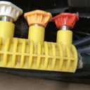 5000PSI PowerWasher with 4 Quick Connect Nozzles, Foam Cannon for Car, Lane, Patio Cleaning, Hydro Jet Pressure Hose Water Wand for Gutter Patio Car Garden Window, Yellow
