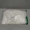 American Baby Company 100% Natural Cotton Percale Ruffled Crib Skirt, Cream, 52"L x 28"W + 13.5"