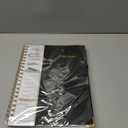 2 x 2026 Planner, Weekly and Monthly Calendar Planner from January 2026 - December 2026, 8.5" x 11" Hardcover Leather Hourly Appointment Book with Tabs, Spiral Daily Planners for College School Work Home, Black