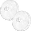 Jillmo Fermentation Weight for Gallon Jars, 3.7inch Large and Heavy Gallon Jar Glass Fermenting Weights for Making Sauerkraut, Kimchi, Carrots, Pack of 2