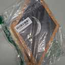 Sintuff 6 Pieces Gothic Wall Decor Boho Sun Moon Phases Wall Art Gothic Minimalist Stars Sun Hanging Wooden Home Decor Farmhouse Pediments for Gallery Living Bedroom Room(Boho)