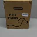 Aodisman Dog Stairs for Small Dogs,3 Step Dog Ramp for Couch and Bed,Pet Stairs with Non-Slip Bottom for Old Cats,Indoor Pet Steps,Comfort,Durable,15.4" H (Beige)