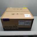 Outdoor Ceiling Fan with Light and Remote, 21" Wet Rated Outdoor Fans for Patios & Gazebo, 6-Speed Adjustable, 3-Color Dimmable LED (Black)