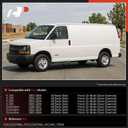 A-Premium Front Left or Right Car Door Weather Stripping Seal Strip Compatible with Ford E-150 2003-2006, E-250 2003-2006, Econoline 1999-2006, Base, Reference F2UZ1520708A
