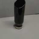 A-KARCK Exhaust Tips Black Chrome 3" Inlet, Muffler Tip with Never Fading and Peeling Coating, 3" Inlet to 4" Outlet 12" Long