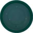 The HC Companies Round Prima Flower Pot Saucers - Plastic Plant Saucer for Outdoors & Indoors - Traditional Plant Pot Trays for Water Drainage -Durable Plant Tray (17.5-inch Evergreen, Pack of 1)