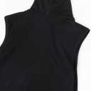 EELOTILE Women's Wool Sweater Vest Lightweight Turtleneck Sleeveless Knit Pullover Tank Tops (Black, XL)