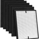 6 Pack 3000 Replacement Filters, 1 Filter, 1 Activated Carbn and 4 Extra Carbn Pre-Filters(1+1+4)