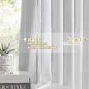 MYSKY HOME White Blackout Curtains 84 inches Long Pinch Pleated Curtains for Living Room Bedroom 100% Room Darkening Black Out Window Drapes with Hooks Back Tab, 40" Wide per Panel, 2 Pieces