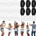 Vinsot 6 Sets Baby Shower Games Bridal Funniest Baby Shower Play, Interactive Shaking Balls for Boy or Girl, Table Tennis Twerk Game (White)