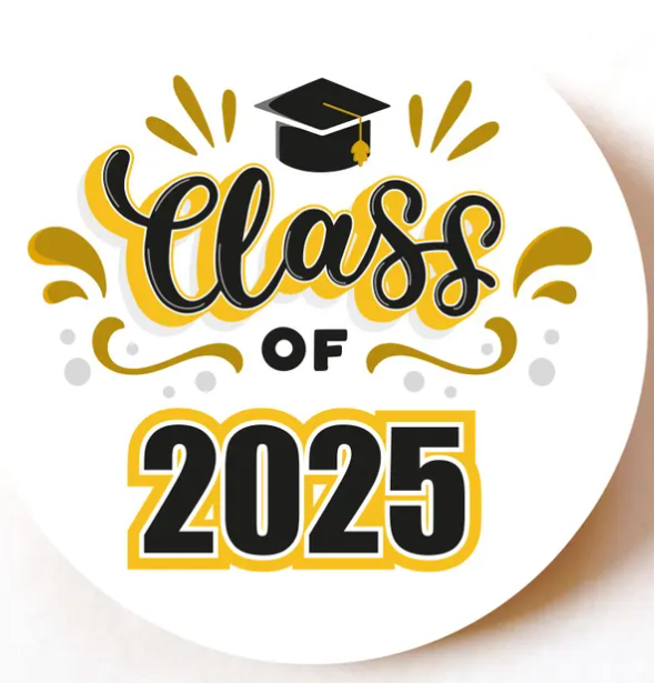 Class of 2025 Congrats Labels for Cards, Gifts, Party Favours & Decorations