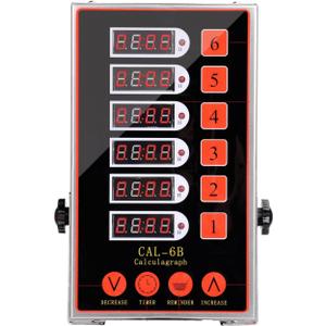 6 Channel Digital Commercial Kitchen Timer Cooking Reminder Loud Ring Alarm