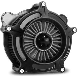 For Harley Air Cleaner Filter Sportster Softail Touring Street Road King Glide Dyna For Harley Davidson Air Intake Filters (Ops Black - Gray Filter, B-For Softail/Dyna 93-15 Touring 01-07)