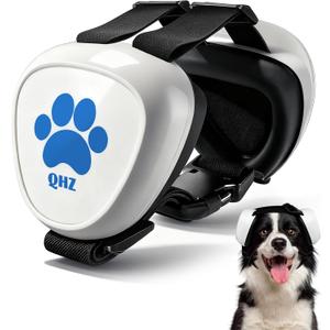 QHZ The Dog Ear Muffs are Noise-reducing, Adjustable and Breathable, Suitable for Fireworks, Aircraft Noise and Other Noisy environments, alleviating the Dog's Anxiety (M)