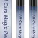 2Pcs All Car Magic Pen,Car Scratch Remover,Magic Car Scratch Removal Pen,Quick Fix for Scratches and Paint Damage, Weatherproof Fits All Car Colors1