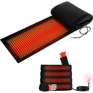 15 ft RV Heated Sewer Hose Cover RV Sewer Hose Kit -20F Rvs Heated Waste Discharge Hosepipe, Heating Sleeve for Rvs Camper Accessories, Not Including Hosepipe(Black)