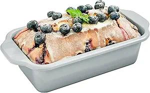 9x5 Inch Loaf Pan with Wide Handles Nonstick for Bread Baking | 0.7mm, Heavy duty, PTFE & PFOA-Free, Ceramic Bread Pan, Carbon Steel, for Banana Bread, Sourdough & Homemade Bread