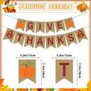 2 x Give Thanks Banner Thanksgiving Banner for Thanksgiving Party Decorations Friendsgiving Party Decorations Thanksgiving Decorations Friendsgiving Decorations Glitter