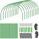 30Pcs Garden Hoops for Raised Beds, Greenhouse Hoops for DIY Grow Tunnel, Garden Hoops Grow Tunnel, Greenhouse Garden Grow Tunnel Netting Hoops, Greenhouse Support Hoops Garden Bed Hoops