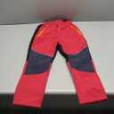 Kids Snow Ski Pants Hiking Boys Girls Outdoor Waterproof Windproof Fleece Warm Snowboard Pants (7 Years, 02-pink)