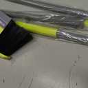 Casabella Wayclean Wide Angle Broom with Densely Packed Bristles, Gray